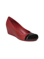 Crocs Women Red & Black Wedges