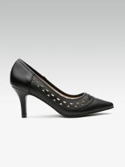 Carlton London Women Black Solid Pumps