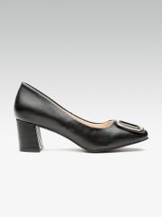 Carlton London Women Black Solid Pumps