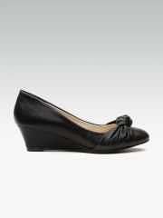 Carlton London Women Black Solid Pumps