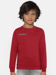 Monte Carlo Boys Red Printed Sweatshirt