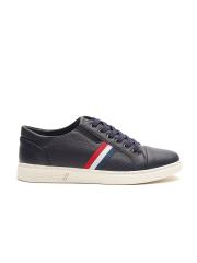 Carlton London Men Navy Blue Solid Sneakers