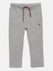 Tommy Hilfiger Boys Grey Solid Track Pants