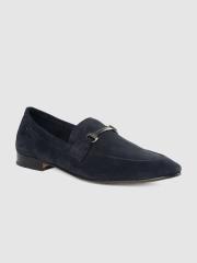 Ruosh Men Blue Suede Loafers