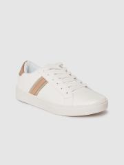 CERIZ Women White Sneakers