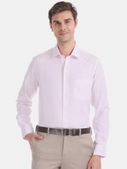 Arrow Men Pink Printed Formal Shirt