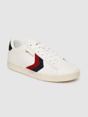 GAS Men White Solid Sneakers