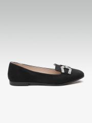 DOROTHY PERKINS Women Black Embellished Ballerinas