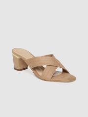 Inc 5 Women Beige Textured Sandals