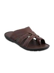 Ventoland Men Brown Leather Sandals