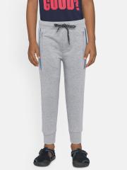 Pepe Jeans Boys Grey Solid Joggers