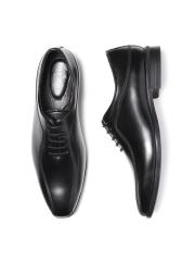 INVICTUS Men Black Solid Formal Oxfords