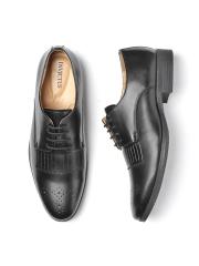 INVICTUS Men Black Solid Semiformal Derbys