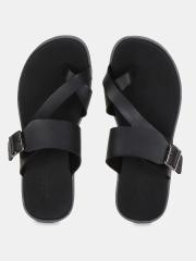 Arrow Men Black Sandals