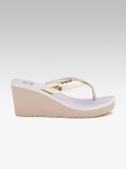 Carlton London Women Gold-Toned Solid Wedges