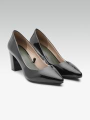 Carlton London Women Black Solid Pumps