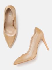 Lavie Women Beige Solid Pumps