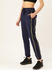 DressBerry Women Navy Blue Solid Joggers