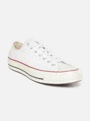 Converse Men White Solid Sneakers