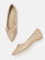 Allen Solly Women Beige Solid Ballerinas