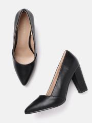 Allen Solly Women Black Solid Pumps