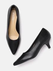 Allen Solly Women Black Solid Pumps