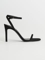 MANGO Women Black Solid Stilettos