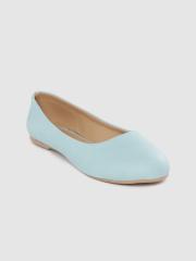 DressBerry Women Blue Solid Ballerinas