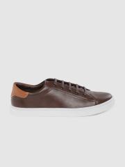 Roadster Men Coffee Brown Solid Sneakers