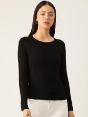 DOROTHY PERKINS Women Black Solid Petite Pullover