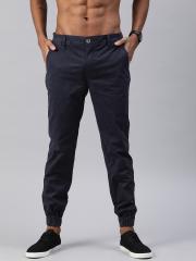 Roadster Men Navy Blue Regular Fit Solid Joggers