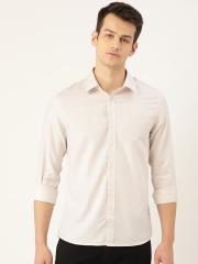 Calvin Klein Jeans Men Grey Melange Casual Shirt