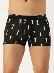 Calvin Klein Underwear Men Black & White Printed Trunks NB2225WQ5