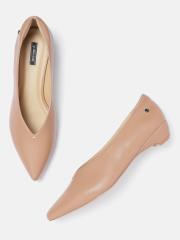 Allen Solly Women Beige Solid Ballerinas