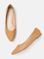 Allen Solly Women Tan Brown Solid Ballerinas