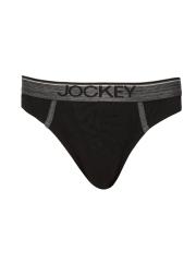 Jockey Men Black Solid Briefs 8044-0105