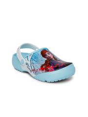 Crocs Funlab Girls Blue Disney Frozen2 Clogs