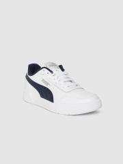 Puma Boys White Caracal Youth Sneakers