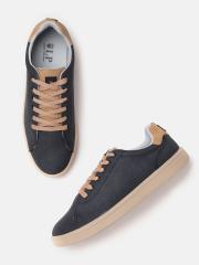 Louis Philippe Men Navy Blue Sneakers