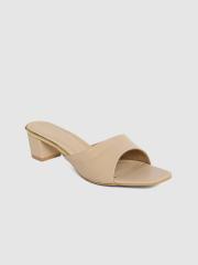 Inc 5 Women Beige Solid Sandals