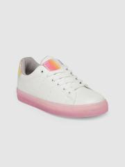 CERIZ Women White Sneakers