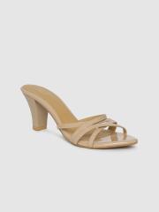 Inc 5 Women Beige Solid Sandals