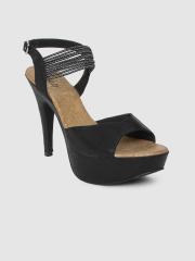 Inc 5 Women Black Solid Heels