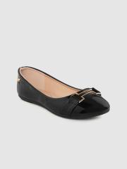 Carlton London Women Black Solid Ballerinas