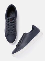 Louis Philippe Men Navy Blue Sneakers