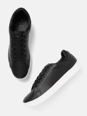 Louis Philippe Men Black Sneakers