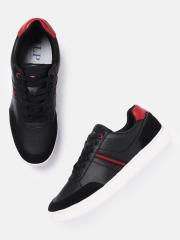 Louis Philippe Men Black Sneakers