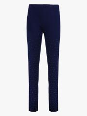 Tommy Hilfiger Girls Navy Blue Printed Leggings