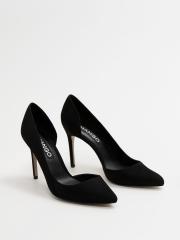 MANGO Women Black Solid Pumps