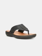 Arrow Men Black Comfort Sandals